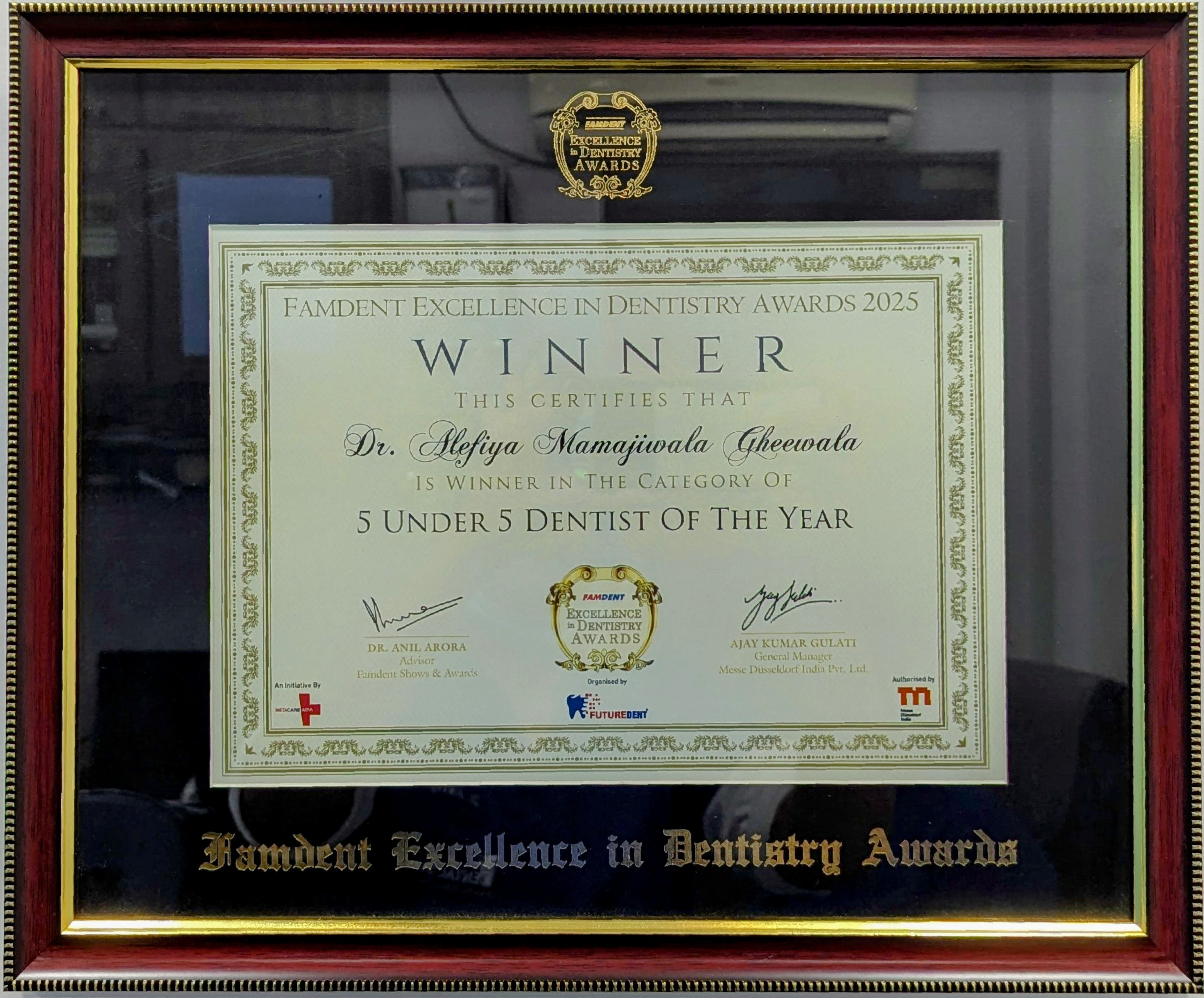 5 Under 5 Dentist of The Year