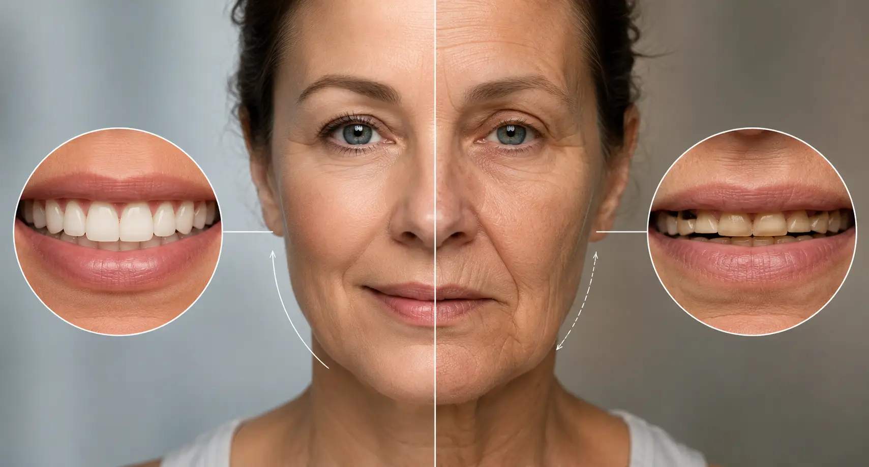 Worn Teeth, Aging Face: The Hidden Connection